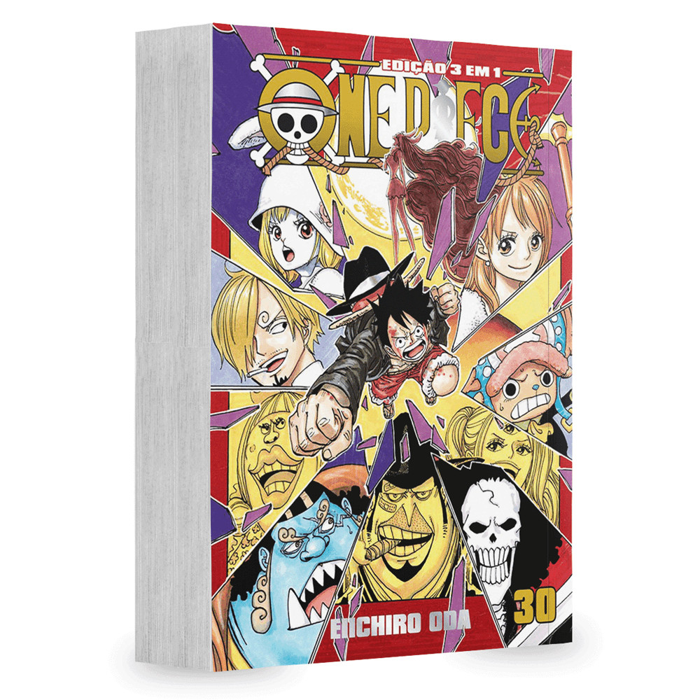 Mangá - One Piece 3 Em 1 Vol. 30 - Novo/Lacrado em Oferta na Shopee