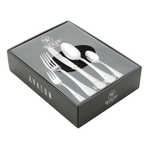 Faqueiro 30 Peças em Aço Inox Avalon – Wolff - Home & Living