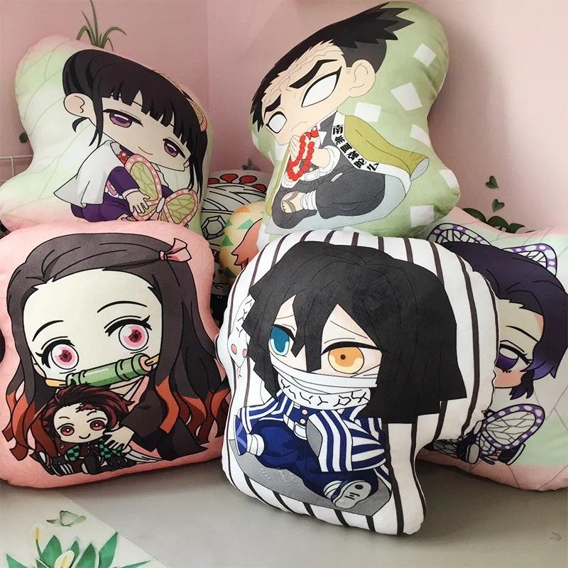 10cm Anime Demon Slayer Travesseiro Chaveiro Akaza Rui Iguro Obanai Tanjirou Kamado Nezuko Agatsuma Zenitsu Macio Pingen em Oferta na Shopee