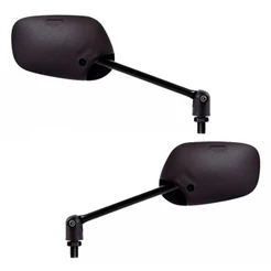 Par Espelho Retrovisor Modelo Mini Articulado Titan 125 2000 até 2008 Para Motos Yamaha