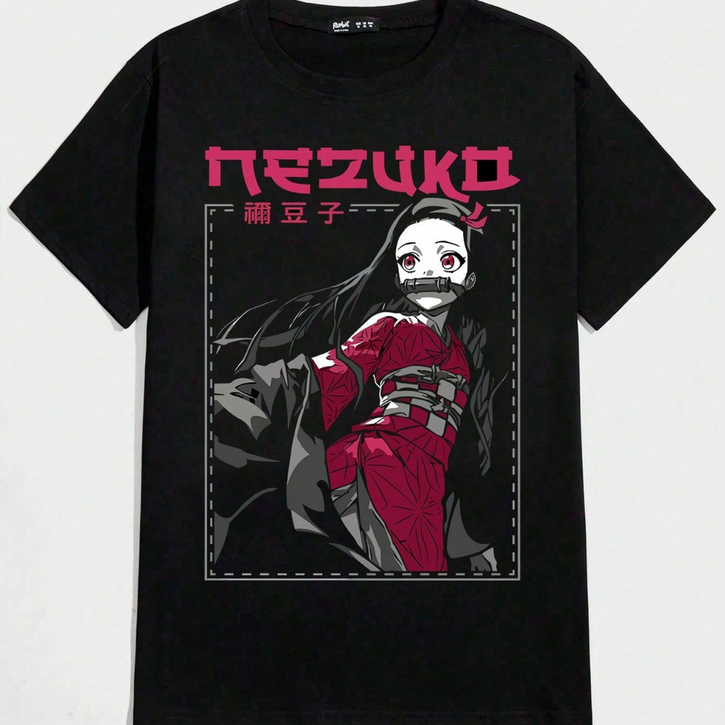 Camiseta Oversized Streetwear Anime Demon Slayer Shinobu Rengoku Tomioka Caçador Demônios Anime