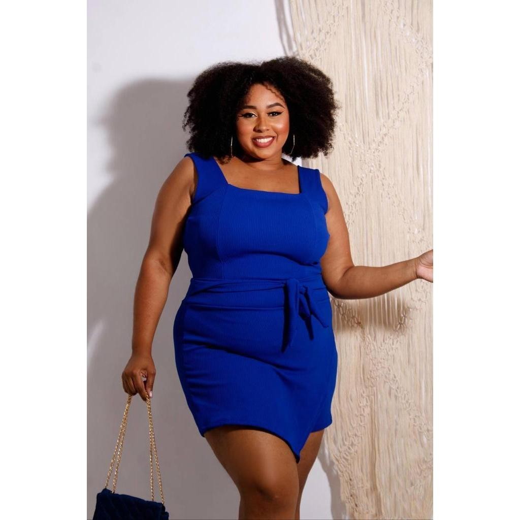 CONJUNTO PLUS SIZE DE VERÃO SHORT SAIA ELEGANTE E CROPPED PONTA  ELASTICIDADE ALTA LOOK VERÃO PLUS SIZE