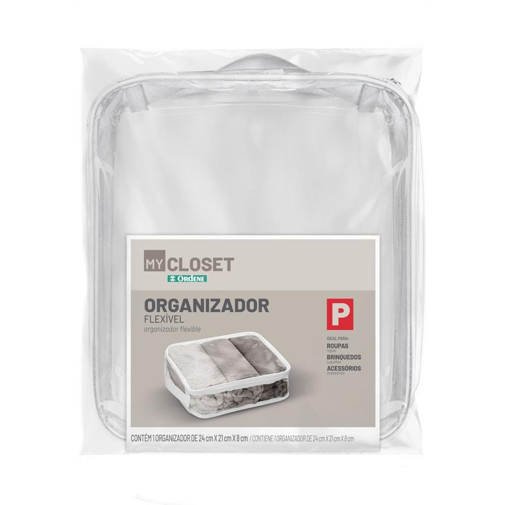 Organizador Flexível PVC Tamanho Pequeno My Closet Ordene em Oferta na Shopee