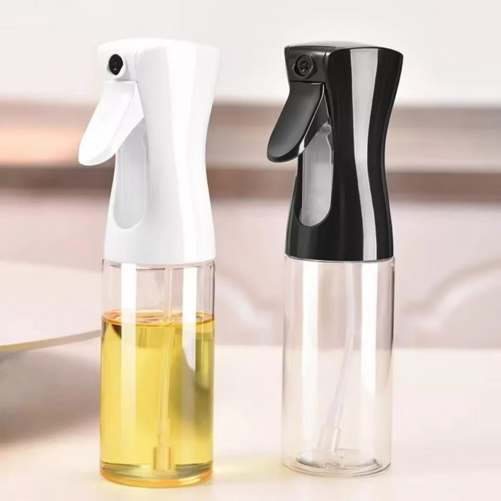 2 Spray Borrifador de Azeite 200ML Vinagre Pulverizador Galheteiro Cor Preto