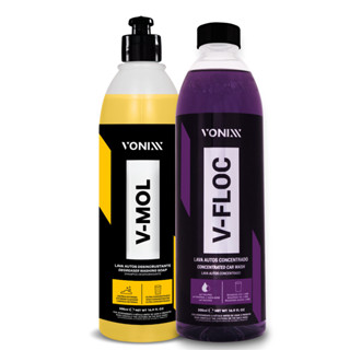V FLOC V MOL 500 ML LAVAGEM VONIXX KIT V-MOL & V-FLOC - DUO DE CUIDADO AUTOMOTIVO SHAMPOO em Oferta na Shopee