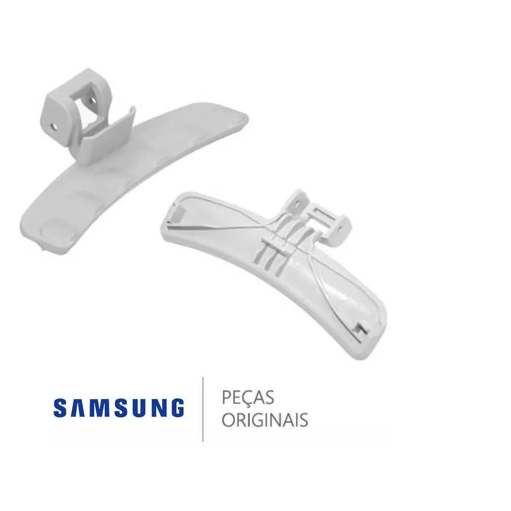 Puxador Samsung WD0854,WD106,WD856 Encaixe Perfeito,Durabilidade,Fácil Instação cor branco