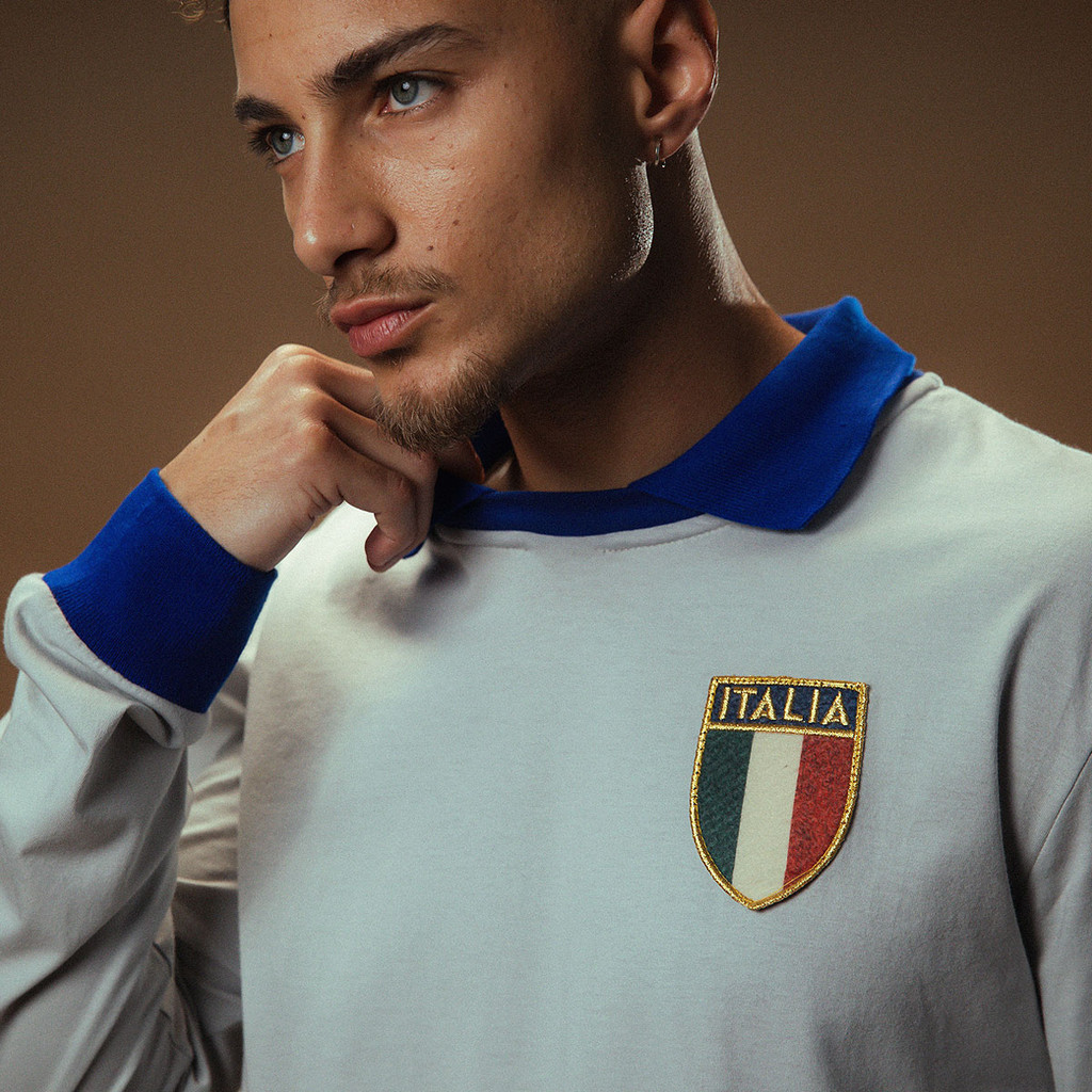 Camisa Itália Retrô Goleiro Zoff 1982 Masculina Collab Retrôgol x Mauro Beting Oficial em Oferta na Shopee