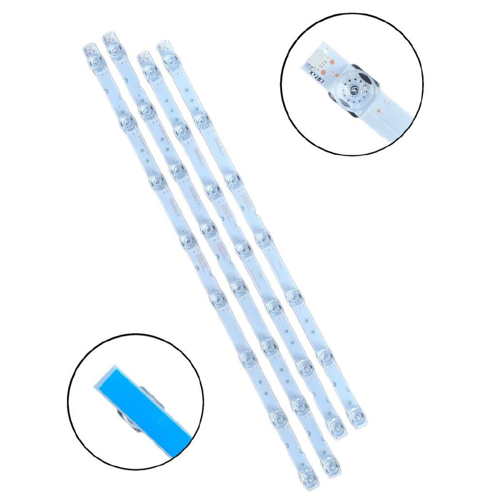 Kit Barras Led Compativel TV Semp Tcl 55p65us 55p65 55p8m