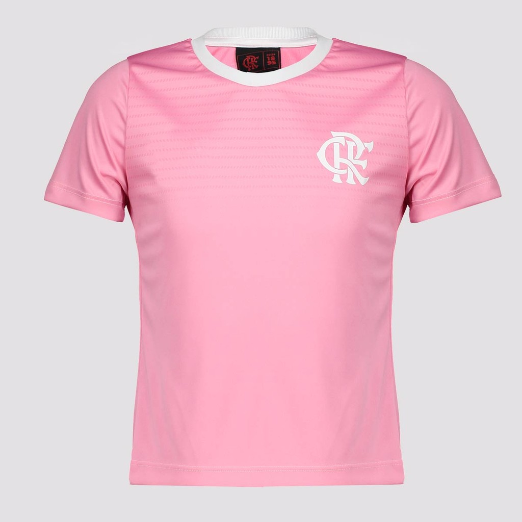 Camisa Flamengo Afeto Infantil Rosa