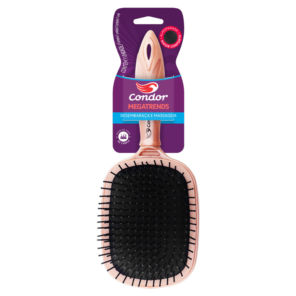 Escova paraTodos os Cabelos Almofadada Condor Megatrends - Beauty
