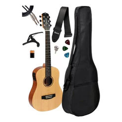 Violão Acústico Giannini Gtg-36s Eq Ns + Capa E Acessórios