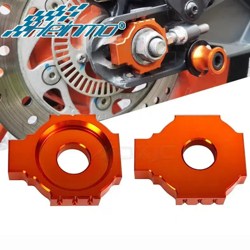 Para KTM Duke RC 125 200 250 390 Blocos Ajustadores De Corrente Do Eixo Da Motocicleta