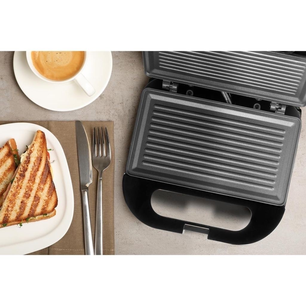 Máquina De Sanduicheira Grill antiaderente Elétrica Multifunção Grill  Envio Imediato