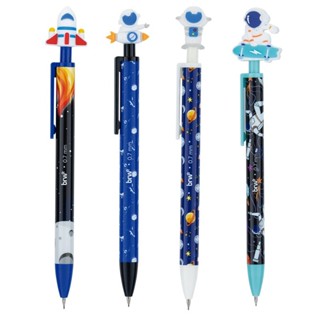 Lapiseira Plástica Divertida Astronauta 0.7mm - BRW em Oferta na Shopee