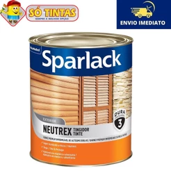 Verniz Neutrex Premium Impermeável Brilhante 900ml – Sparlack - Cores