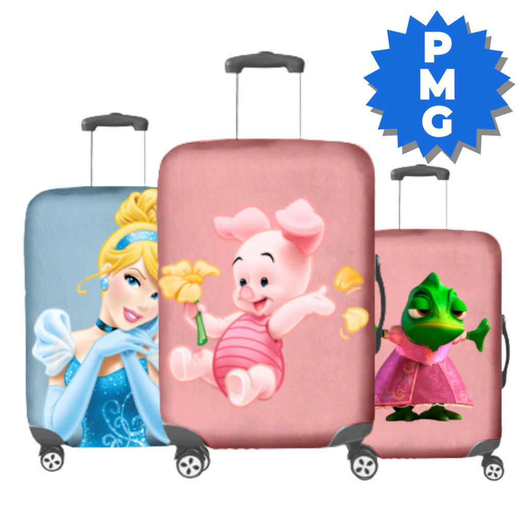 Capas de Mala para Viagem Protetora Estampas Variadas Personagens em Oferta na Shopee