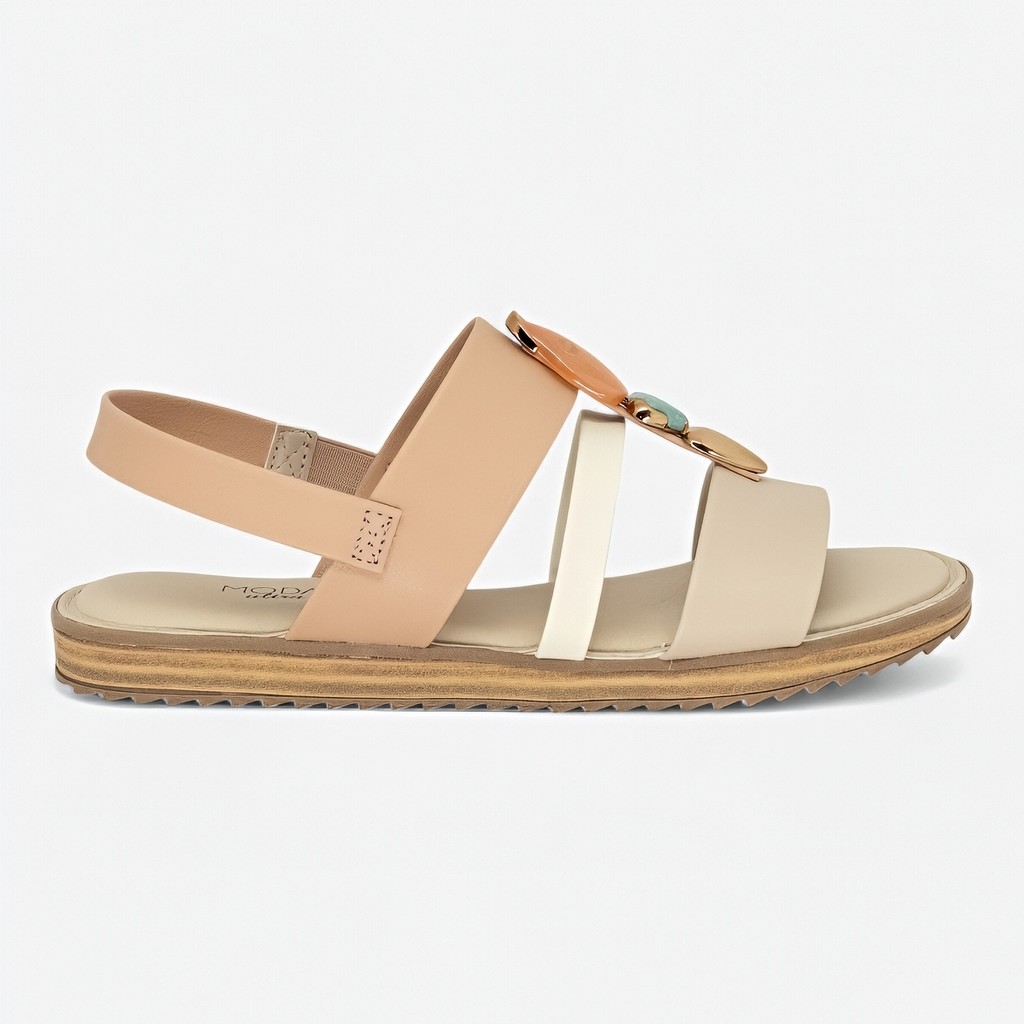 Sandalia Modare Ultra Conforto Ortopedica Feminina Rasteira Original em Oferta na Shopee