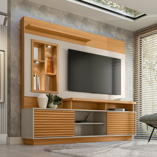 Estante Home para TV até 60 Polegadas com LED Eldorado Linea Brasil em Oferta na Shopee