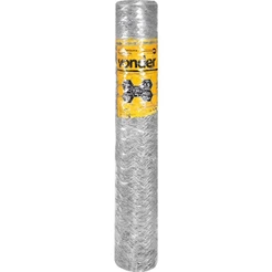 Tela Metálica Mangueirão Hex Malha 3'' BWG18 1,5m 50m Vonder