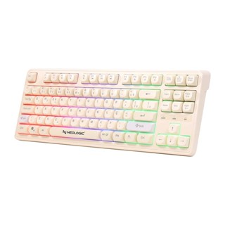 TECLADO GAMER NEOLOGIC INFINITE PLAY COLORS TECLAS COLORIDAS MATERIAL ABS ABNT2 - IFNT-CLS em Oferta na Shopee