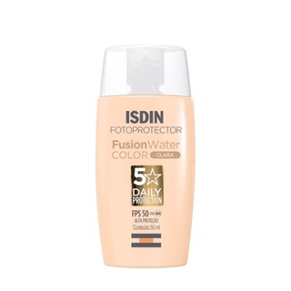 ISDIN Fusion Water 5 Stars FPS50 Color Clara - Protetor Solar Facial com Cor 50ml em Oferta na Shopee