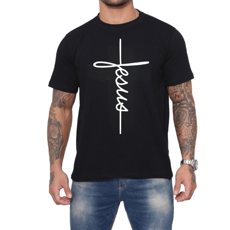 Camiseta T-shirt Masculina Blusa Jesus - Atacado Revenda