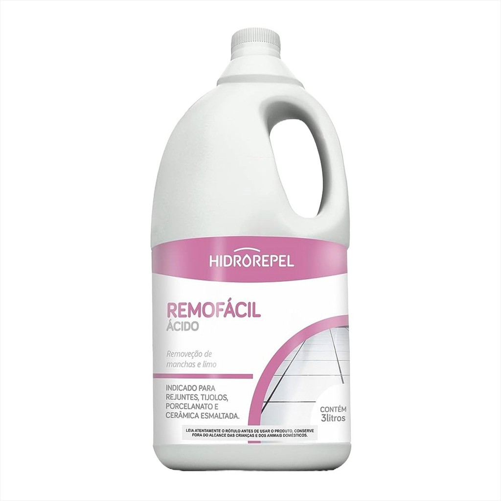 Remofácil Acd Alcalino 3 Litros Hidrorepel - Limpador