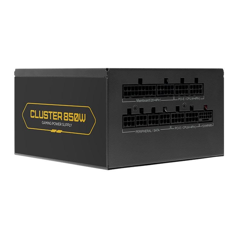 Fonte Pichau Cluster, 850W, PCIe 5.0, Full Modular, 80 Plus Gold, Preto, PG-CL850-BK01 - Computers & Accessories