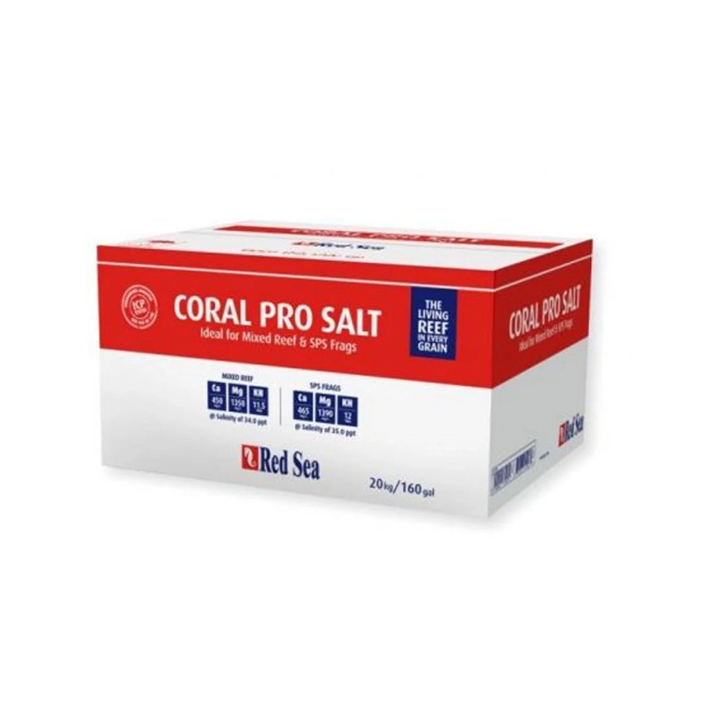 SAL RED SEA CORAL PRO 20KG 600L (CAIXA) - Sal marinho
