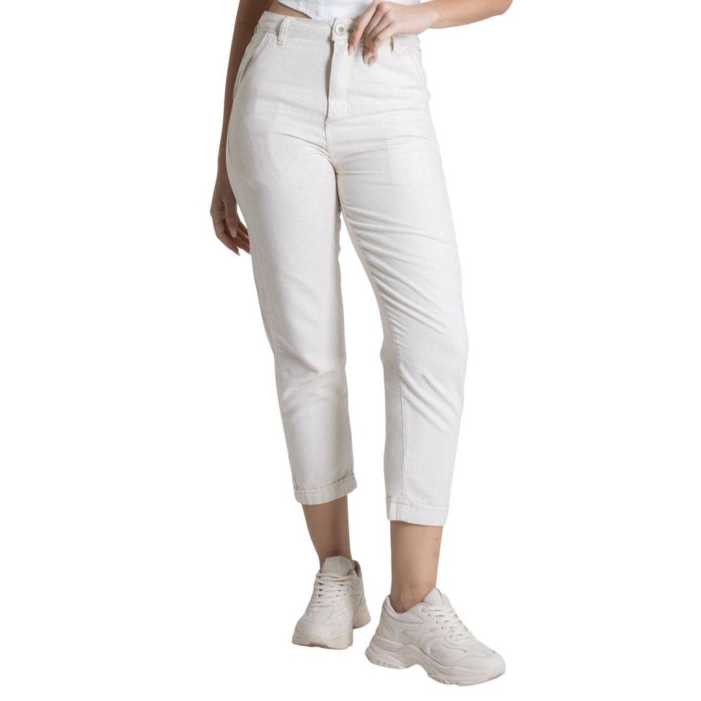 Calça Linho Sawary Reta - 278261 - Women Clothes