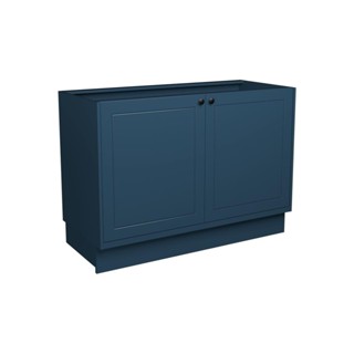 Balcão de Cozinha sem Tampo Évora 2 PT Azul Orion 120 cm em Oferta na Shopee