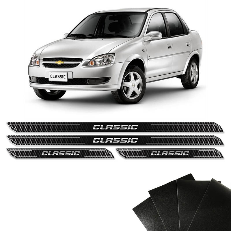 Kit Soleira Diamante Corsa Classic Com Protetor De Porta em Oferta na Shopee