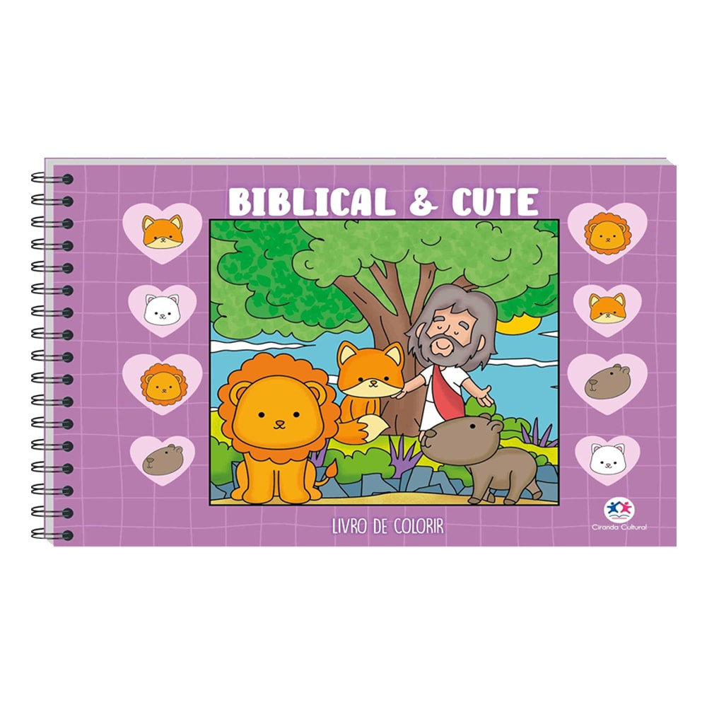 Biblical and Cute | Livro Para Colorir | Violeta