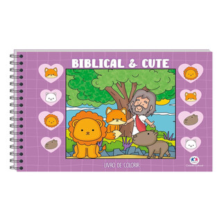 Biblical and Cute | Livro Para Colorir | Violeta em Oferta na Shopee