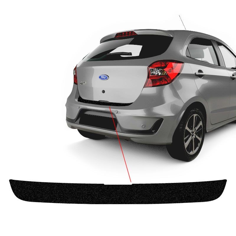 Soleira Do Porta-Malas Ka Hatch 2019 Adesivo Protetor Black