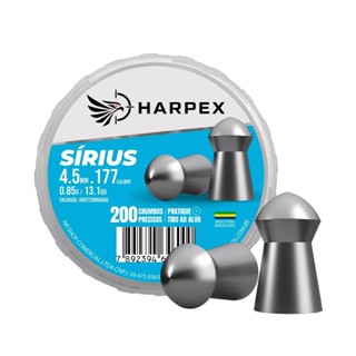 Chumbinho Sirius 4.5mm 200 Unidades - Harpex em Oferta na Shopee