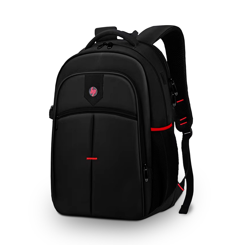 Mochila HP Casual Unissex - Resistente, Acolchoada e Impermeável para Notebook até 15,6 Polegadas