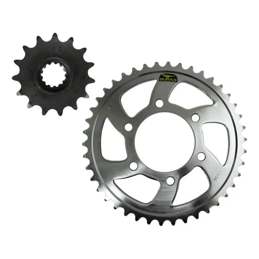 Kit Coroa Pinhão Kaw Zx 6r Zx 6 R 636 Ninja 03/04 15x40 520
