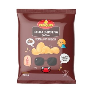 Batata Petisco Croques Picanha Com Barbecue 200g em Oferta na Shopee