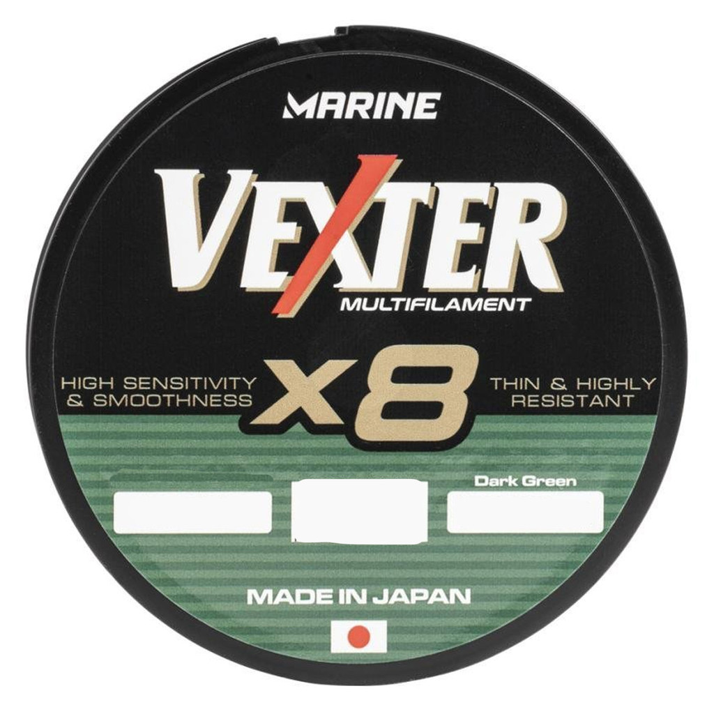 Linha de Pesca Multifilamento Marine Vexter X8 0,29mm 40lb Verde 300m