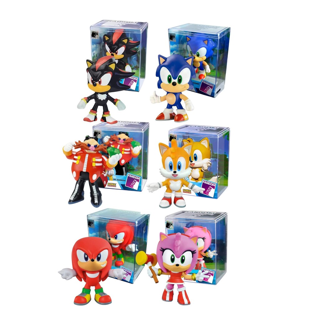 Unidade Fandom Box Turma do Sonic 16cm Boneco Miniatura Colecionável Vinil Atoxico Lider em Oferta na Shopee