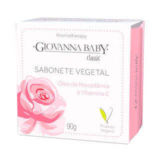 Sabonete em Barra Vegetal Giovanna Baby Classic Óleo de Macadâmina e Vitamina E 90g em Oferta na Shopee