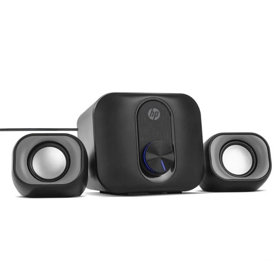 Caixa de Som 2.1 com Fio HP – Subwoofer 5W, USB e P2, Som Imersivo para PC e Notebook em Oferta na Shopee