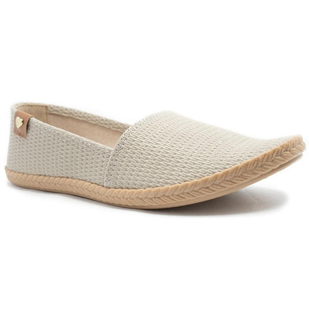Alpargata Moleca Pesponto Lisboa Feminina - Cinza em Oferta na Shopee