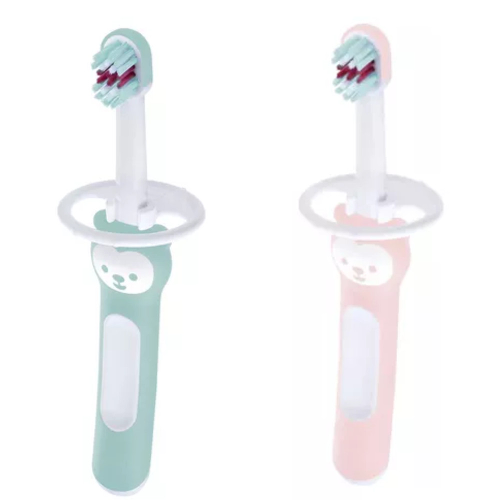 ESCOVA DENTAL BABYS BRUSH MAM CABO CURTO 6+ MESES EXTRA MACIA