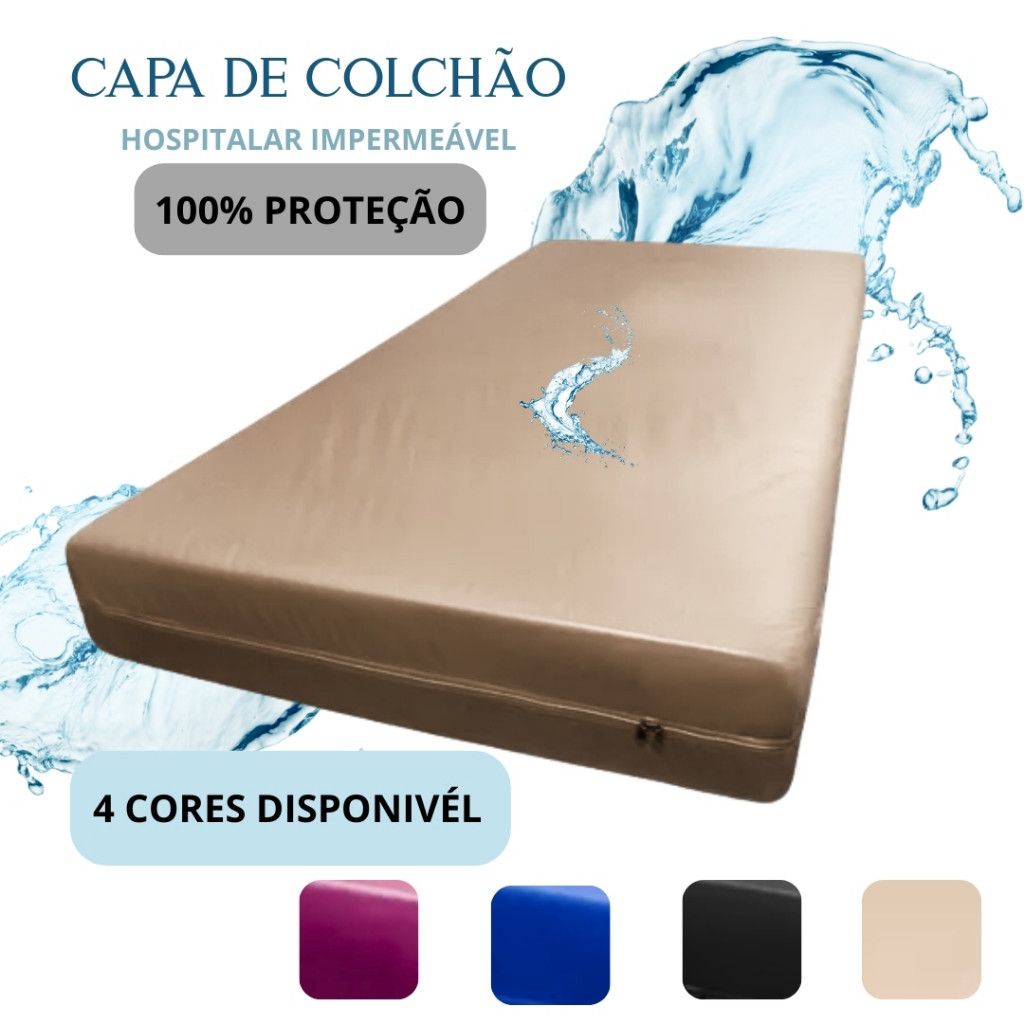 Capa para Colchão Impermeável Tamanho Casal Varias Medidas