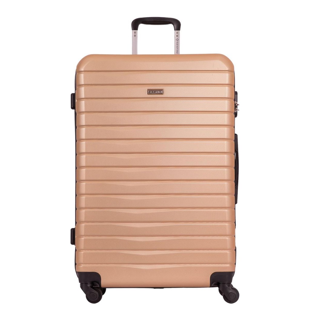Mala de Viagem Grande com Rodas 360° Deluxe 28 - Dourado
