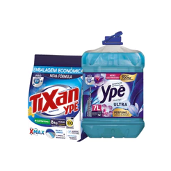 Kit Lava Roupas Primavera 8kg + Amaciante Aconchego 7L Ypê