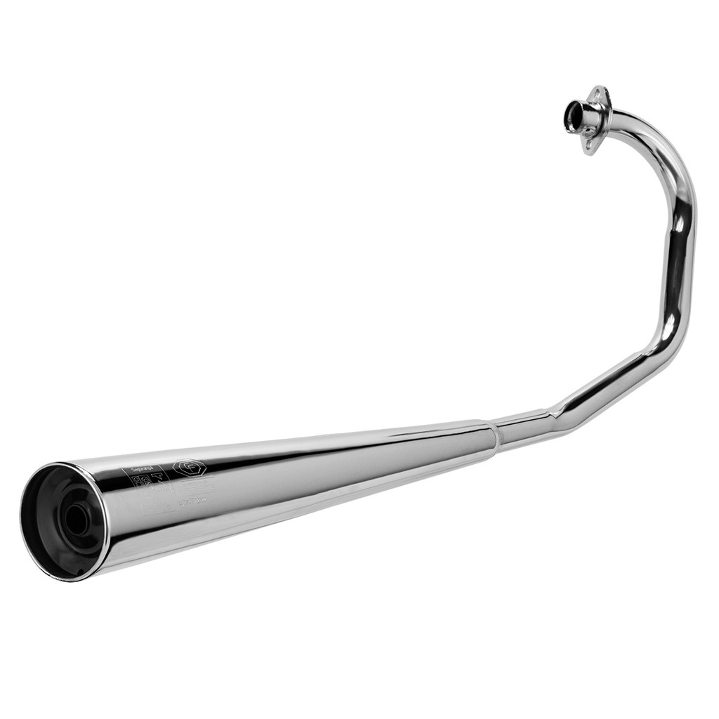 Escape Cromo Forte Modelo Original Estralador Titan 150 Ks Es 2005 Á 2008 em Oferta na Shopee