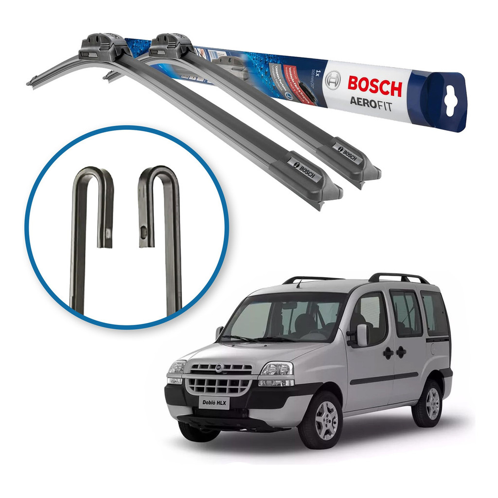 Palheta Limpador Parabrisa Original Bosch Fiat Doblo 2001 A 2009
